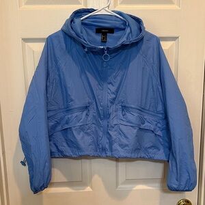 Blue Hooded Jacket